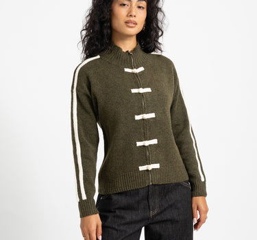 Willow Knitted Vest Olive Groen - Things I Like Things I Love