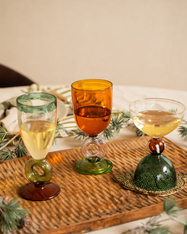 Wine Glass Colorful Borosilicate - Things I Like Things I Love