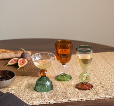 Wine Glass Colorful Borosilicate - Things I Like Things I Love