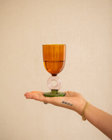 Wine Glass Colorful Borosilicate - Things I Like Things I Love