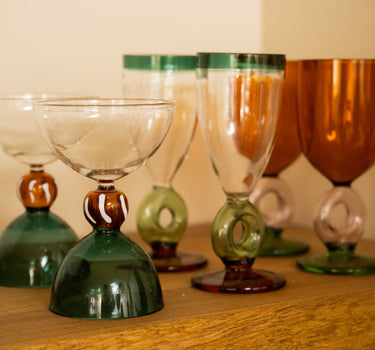 Wine Glass Colorful Borosilicate - Things I Like Things I Love