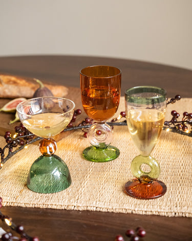 Wine Glass Colorful Borosilicate - Things I Like Things I Love