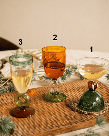 Wine Glass Colorful Borosilicate - Things I Like Things I Love