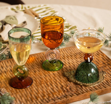 Wine Glass Colorful Borosilicate - Things I Like Things I Love