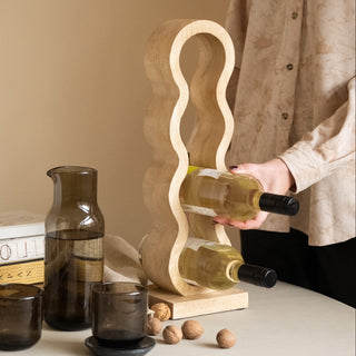 Wine Rack Edolo Natural Wood - Things I Like Things I Love