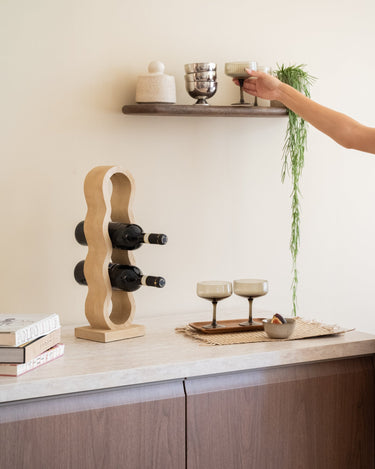 Wine Rack Edolo Natural Wood - Things I Like Things I Love