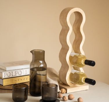Wine Rack Edolo Natural Wood - Things I Like Things I Love
