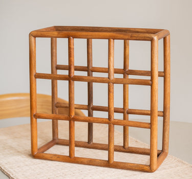 Wine Rack Jakarta Wood - Things I Like Things I Love