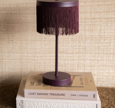 Wireless Table Lamp Donna Aubergine - Things I Like Things I Love