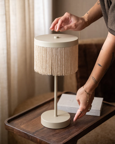 Wireless Table Lamp Donna Champagne - Things I Like Things I Love