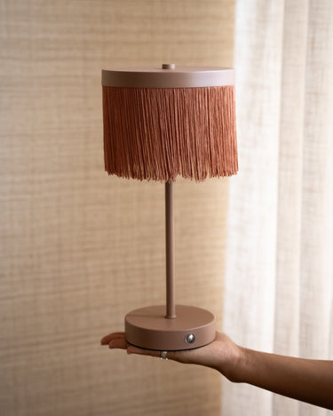 Wireless Table Lamp Donna Mocha Mousse - Things I Like Things I Love
