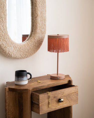 Wireless Table Lamp Donna Mocha Mousse - Things I Like Things I Love