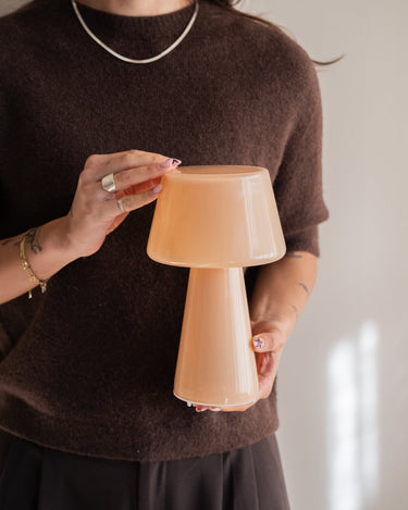 Wireless Table Lamp Frida Glass - Things I Like Things I Love