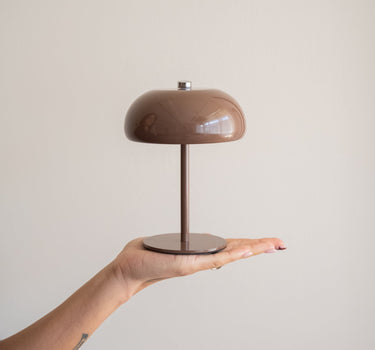 Wireless Table Lamp Margate Burgundy / Brown - Things I Like Things I Love