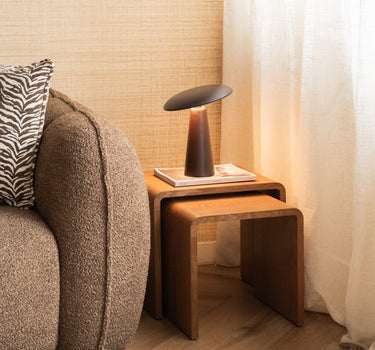 Wireless Table Lamp Modo Chocolate Brown - Things I Like Things I Love