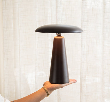 Wireless Table Lamp Modo Chocolate Brown - Things I Like Things I Love