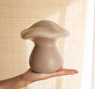 Wireless Table Lamp Mushroom Brown/Beige - Things I Like Things I Love