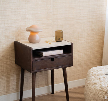 Wireless Table Lamp Mushroom Brown/Beige - Things I Like Things I Love