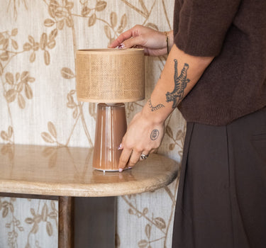 Wireless Table Lamp Rattan - Things I Like Things I Love