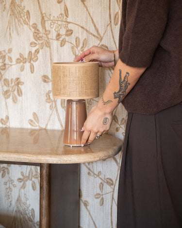 Wireless Table Lamp Rattan - Things I Like Things I Love