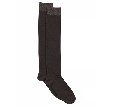 Wool/Silk Knee Socks Brown - Things I Like Things I Love