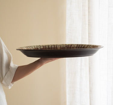 X - Large Serving Plate Mocha - Things I Like Things I Love