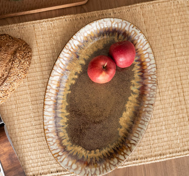 X - Large Serving Plate Mocha - Things I Like Things I Love