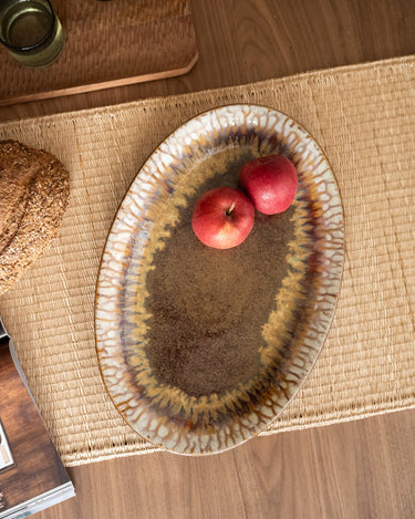 X - Large Serving Plate Mocha - Things I Like Things I Love