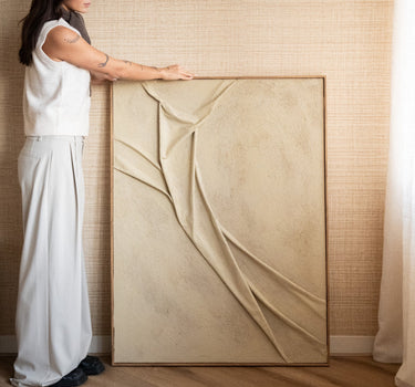 X - Large Wall Art Nora Sand - Things I Like Things I Love