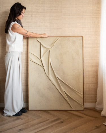 X - Large Wall Art Nora Sand - Things I Like Things I Love