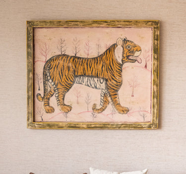 X - Large Wall Art Tiger Antique - Things I Like Things I Love