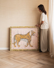 X - Large Wall Art Tiger Antique - Things I Like Things I Love