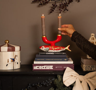 XMAS Candle Holder Koi Carp - Things I Like Things I Love
