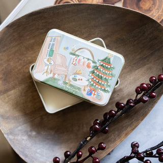 XMAS Candle Tin Persimmon & Chestnut - Things I Like Things I Love