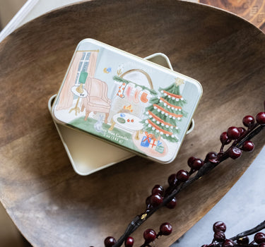 XMAS Candle Tin Persimmon & Chestnut - Things I Like Things I Love