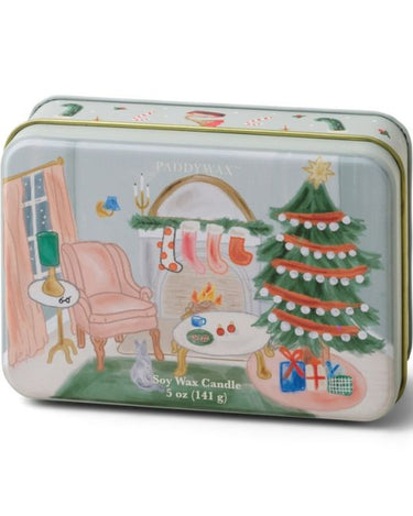 XMAS Candle Tin Persimmon & Chestnut - Things I Like Things I Love