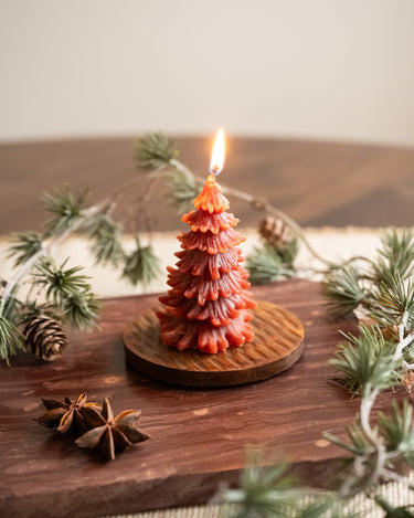 XMAS Candle Tree Red - Things I Like Things I Love