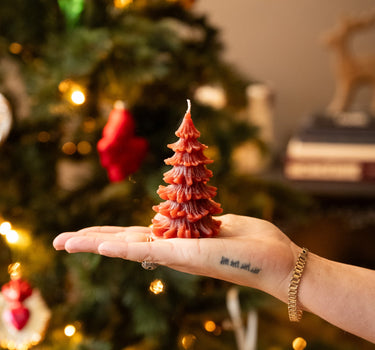 XMAS Candle Tree Red - Things I Like Things I Love