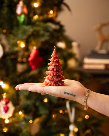 XMAS Candle Tree Red - Things I Like Things I Love