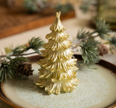 XMAS Candle Tree Rustic Gold - Things I Like Things I Love
