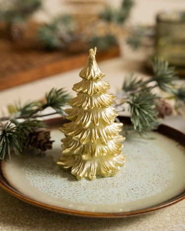 XMAS Candle Tree Rustic Gold - Things I Like Things I Love