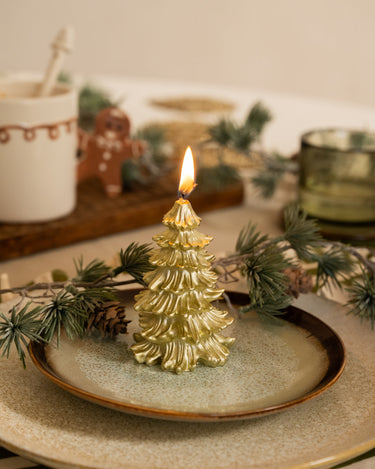 XMAS Candle Tree Rustic Gold - Things I Like Things I Love