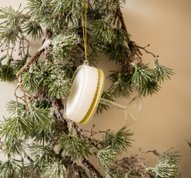 XMAS Ornament Champagne Coupe - Things I Like Things I Love