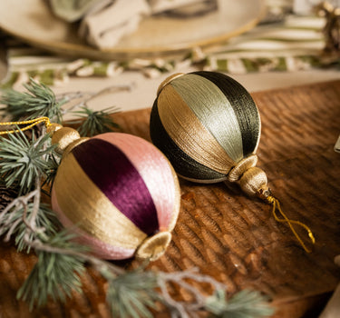 XMAS Ornament Eda Green and Pink - Things I Like Things I Love