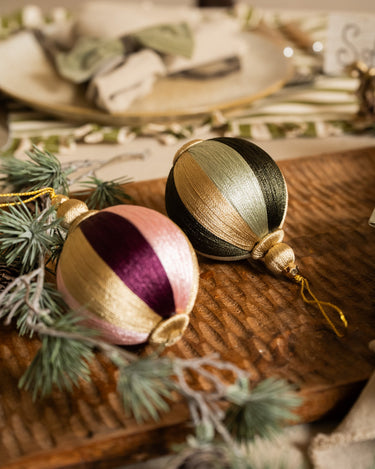 XMAS Ornament Eda Green and Pink - Things I Like Things I Love