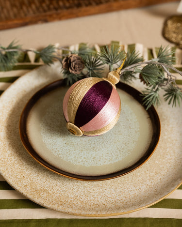 XMAS Ornament Eda Green and Pink - Things I Like Things I Love