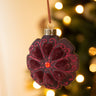 XMAS Ornament Flower Velvet - Things I Like Things I Love