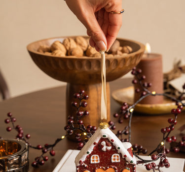 XMAS Ornament Gingerbread House - Things I Like Things I Love