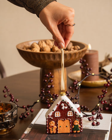 XMAS Ornament Gingerbread House - Things I Like Things I Love