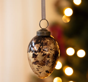 XMAS Ornament Marble Brown - Things I Like Things I Love